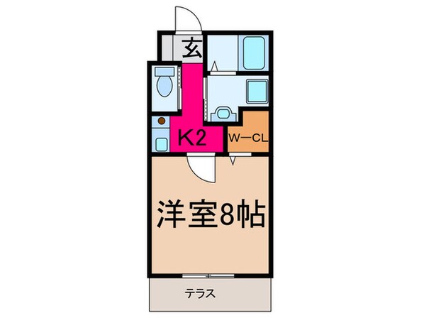 クオリア東茱萸木の物件間取画像